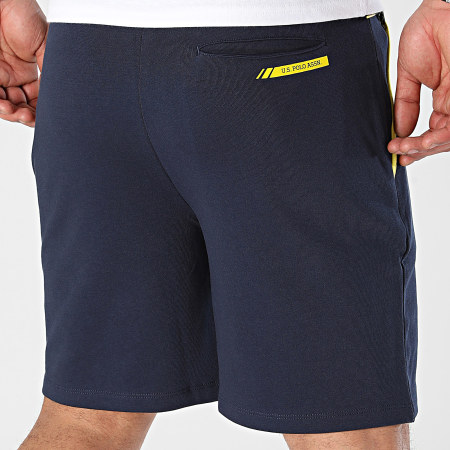 US Polo ASSN - Pantaloncini da jogging 67547-52319 Blu Navy Giallo