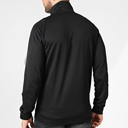 Adidas Sportswear - Tiro24 IJ9959 Giacca con zip a righe bianche e nere