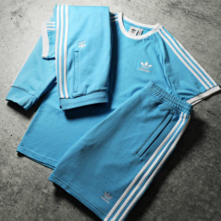 Adidas Originals - Tee Shirt 3 Stripes IM9392 Bleu Clair