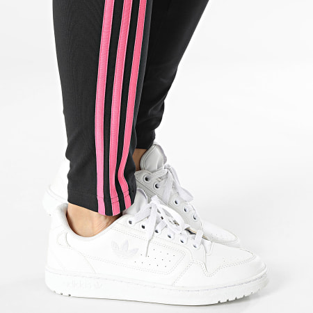 adidas - Legging A Bandes Femme 3 Stripes IA7192 Noir Rose
