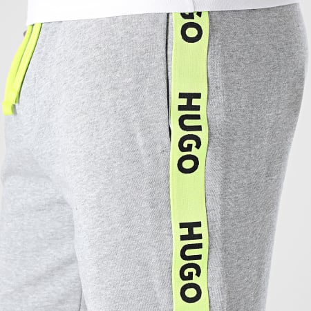 HUGO - Short Jogging A Bandes Sporty Logo 50496996 Gris Chiné