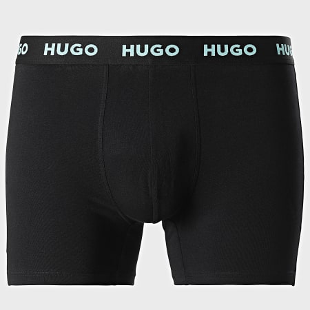 HUGO - Lote de 3 calzoncillos bóxer 50503079 Negro