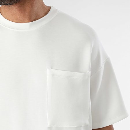 KZR - Tee Shirt Poche Blanc