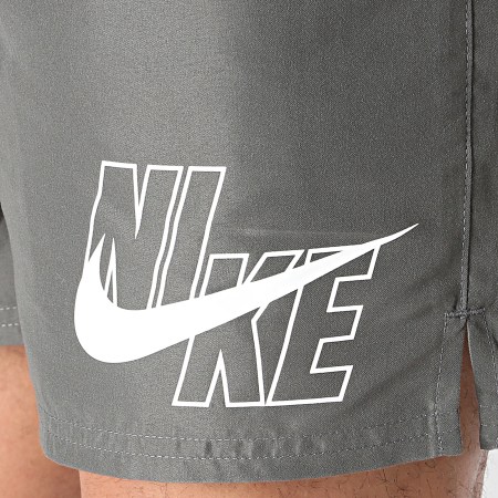 Nike - Short De Bain Nessa 018 Gris Anthracite