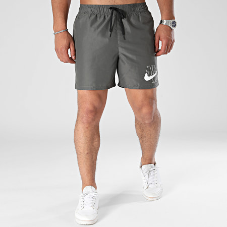 Nike - Pantaloncini da bagno Nessa 018 grigio antracite