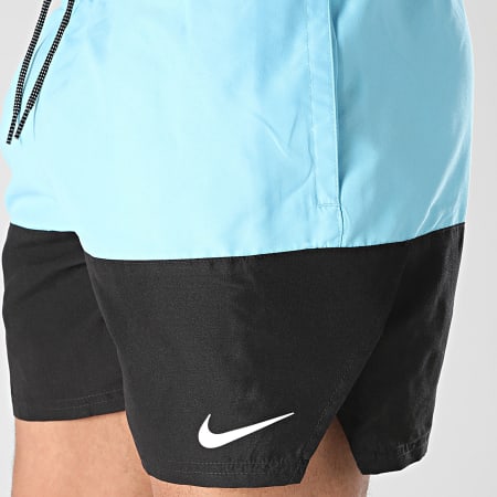 Nike - Nessb 451 Pantaloncini da bagno nero azzurro