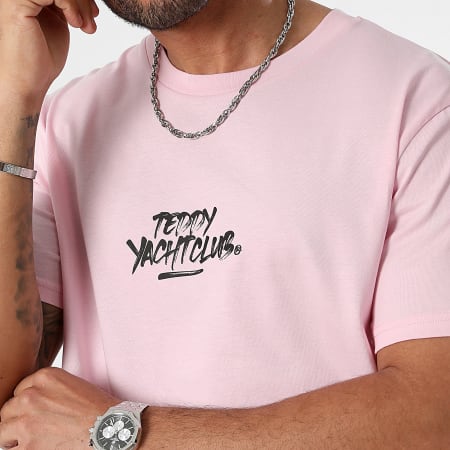 Teddy Yacht Club - Tee Shirt Oversize Head Dripping Pink