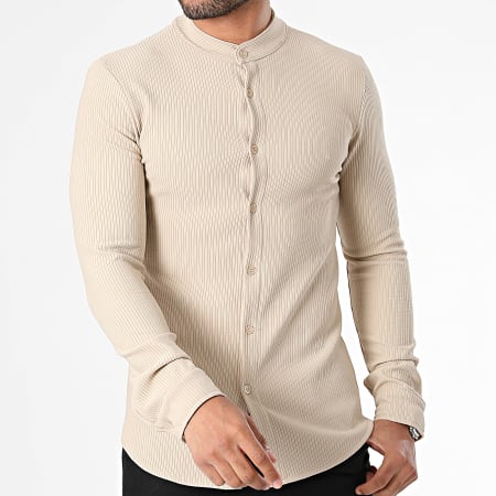 Uniplay - Chemise Manches Longues Beige