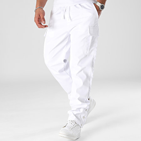 ADJ - Pantalon Cargo Blanc