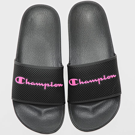 Champion - Claquettes Femme Daytona Black Fuschia