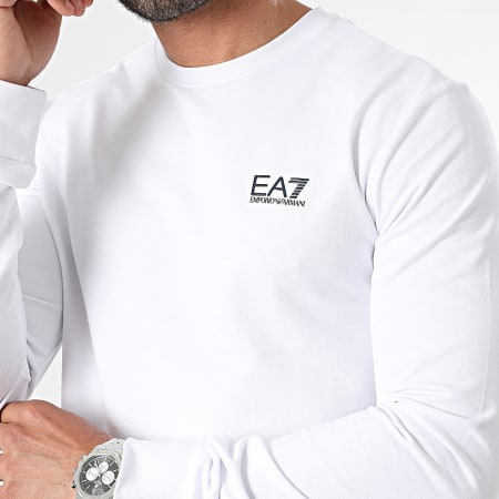 EA7 Emporio Armani - Camiseta de cuello redondo 8NPM52-PJ05Z Blanco