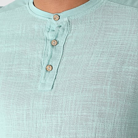 Frilivin - Conjunto de camiseta y pantalón azul turquesa