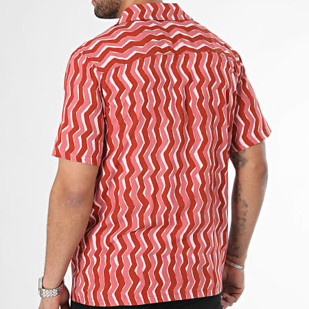 Frilivin - Camicia a maniche corte rosso-rosa
