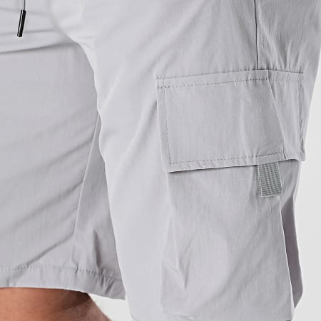 Frilivin - Pantalones cortos cargo grises