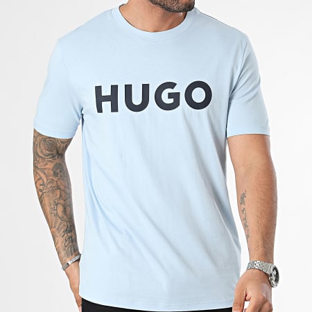 HUGO - Tee Shirt Dulivio 50467556 Bleu Ciel