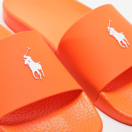 Polo Ralph Lauren - Claquettes Polo Slide Orange