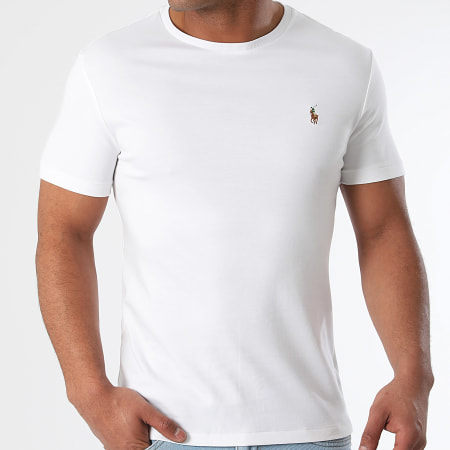 Polo Ralph Lauren - Tee Shirt Slim Classics Blanc