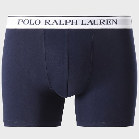 Polo Ralph Lauren - Lot De 3 Boxers Bleu Marine Rose Vert Clair