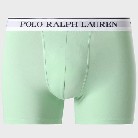 Polo Ralph Lauren - Set di 3 boxer blu navy, rosa e verde chiaro