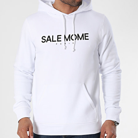 Sale Môme Paris - Sudadera con capucha Slice Edition White Teddy