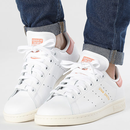 Adidas Originals - Baskets Femme Stan Smith IE0468 Footwear White Wonder Clay