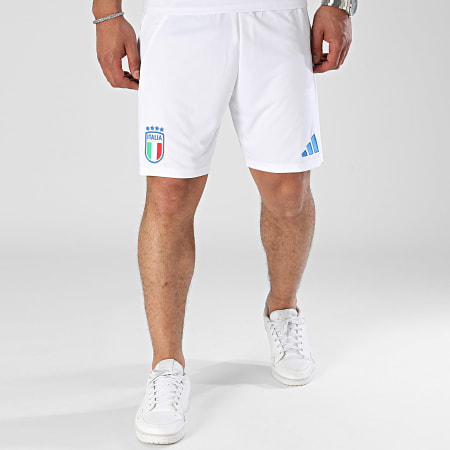 Adidas Sportswear - FIGC IQ0494 Pantaloncini da jogging bianchi