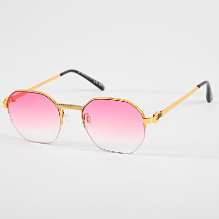 Classic Series - Gafas de sol de oro rosa