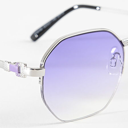 Classic Series - Gafas de sol Silver Violet