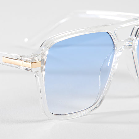 Classic Series - Gafas de sol azules transparentes
