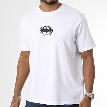DC Comics - Tee Shirt Oversize New Bat Blanc