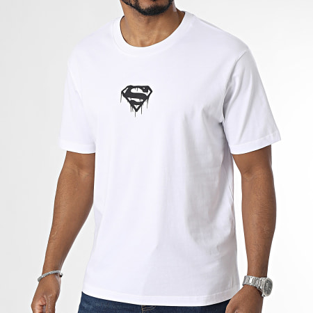 DC Comics - Tee Shirt Oversize New Sup Blanc