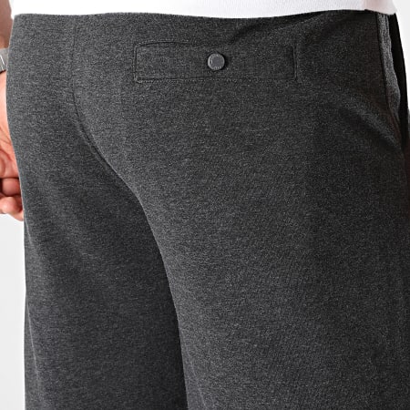 Indicode Jeans - Short Jogging Brennan 70-442 Gris Anthracite Chiné