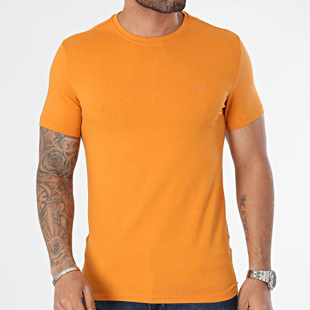 Kaporal - Lot De 2 Tee Shirts Essentiel RIFTM11 Rouge Orange
