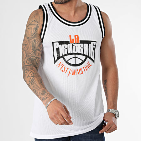 La Piraterie - Camiseta All Stars Blanco Negro Naranja