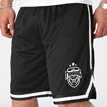 La Piraterie - All Stars Joggingshort Zwart Wit