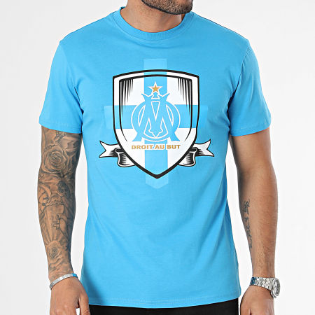 OM - Tee Shirt De Foot Big Logo M23085C Bleu