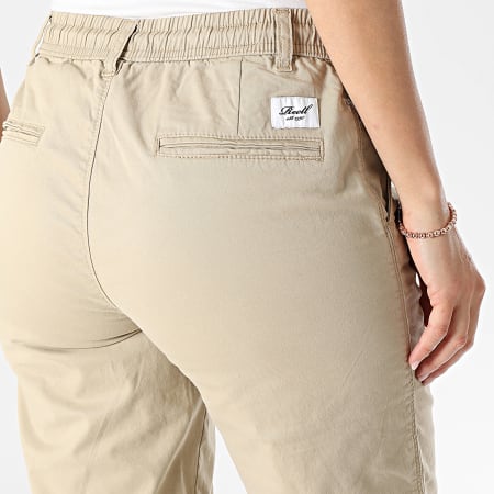 Reell Jeans - Pantalone jogger donna Beige