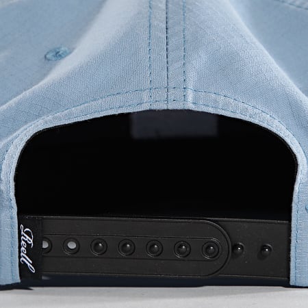 Reell Jeans - Cappello Snapback in pelle scamosciata Blu Cammello