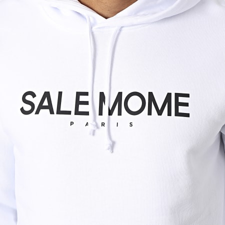 Sale Môme Paris - Sweat Capuche Dotted Lapin Blanc