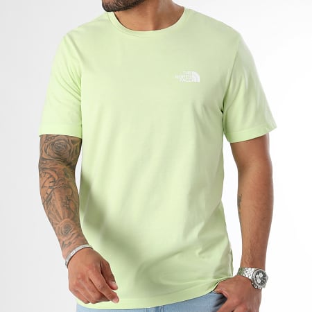 The North Face - Camiseta Simple Dome A87NG Verde Claro