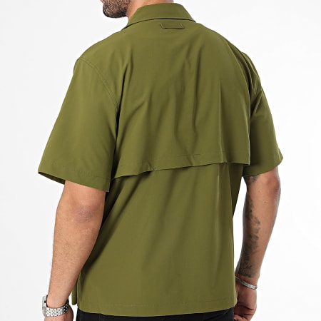 The North Face - Camisa de manga corta First Trail A87QK verde caqui