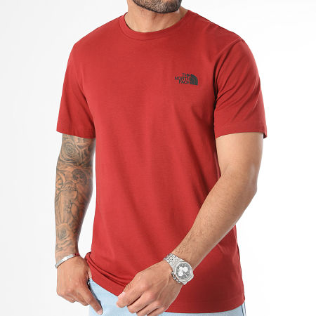 The North Face - Camiseta Simple Dome A87NG Burdeos