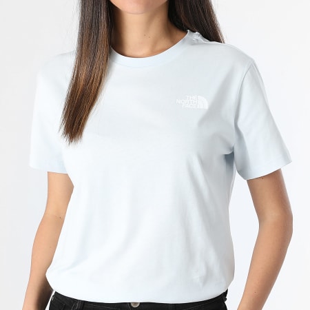 The North Face - Vrouwen Relaxed T-shirt Redbox A87NK Lichtblauw