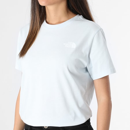 The North Face - Vrouwen Relaxed T-shirt Redbox A87NK Lichtblauw