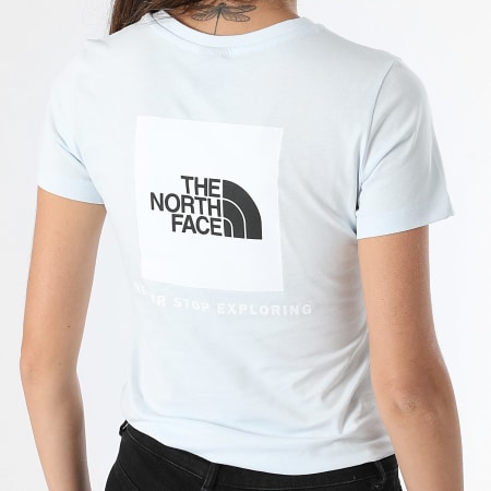 The North Face - Tee Shirt Femme Redbox A87NM Bleu Clair