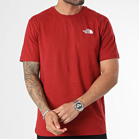 The North Face - Camiseta Redbox A87NP Burdeos