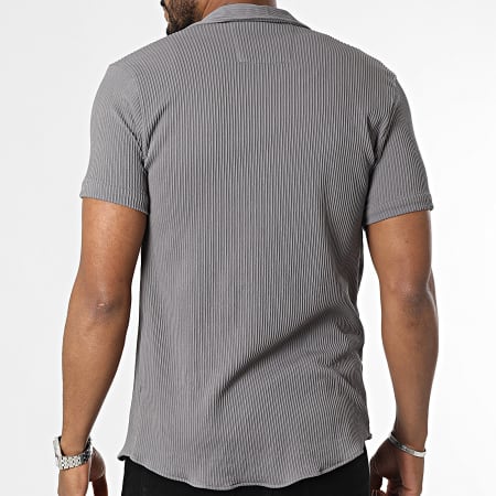 Classic Series - Camicia a maniche corte grigio antracite
