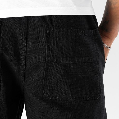 LBO - Vaqueros holgados de lona de algodón 0510 Negro