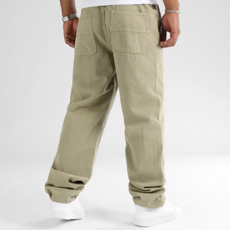 LBO - Katoen Canvas broek met wijde pijpen 0511 Beige