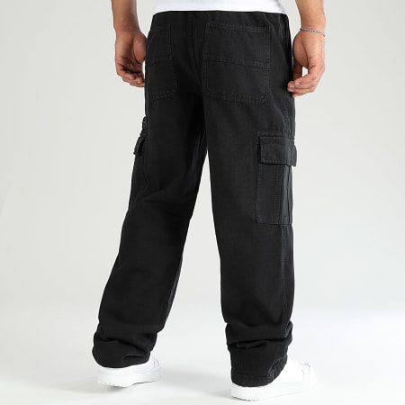 LBO - Pantalones cargo de lona de algodón 0513 Negro